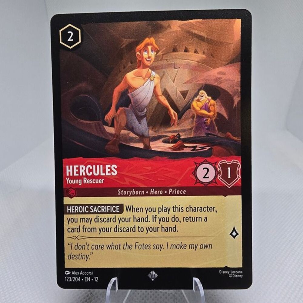 Hercules - Young Rescuer #123 Lorcana Wilds Unknown